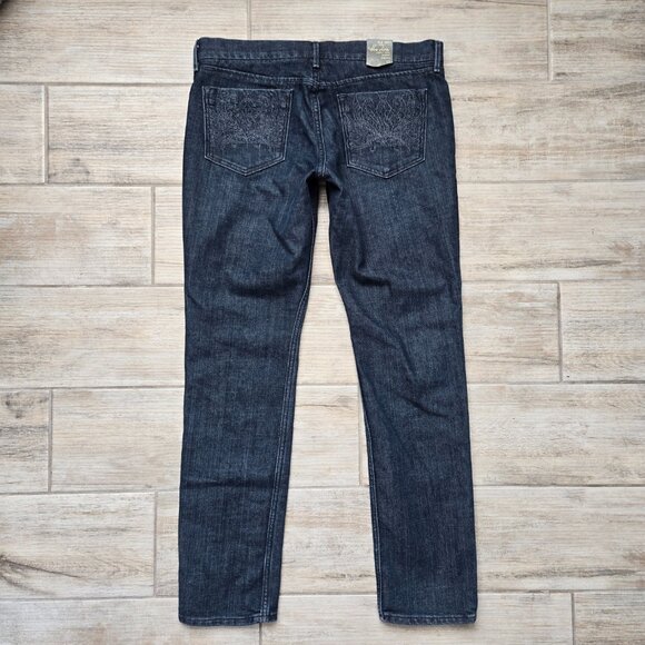 NWT Old Navy The Diva Lowest Rise Skinny Jeans Women's Embroidered Pockets 12 - Picture 2 of 9